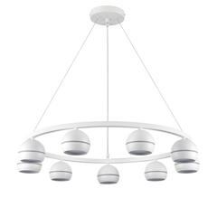 8254/9 COMFI LN26 246 белый металл Светильник подвесной LED GX53 8*7W 220V LUAZANA