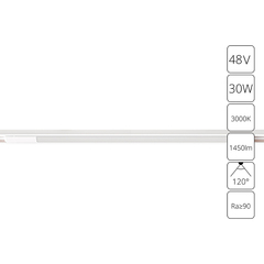 Магнитный трековый светильник Arte Lamp OPTIMA A7285PL-1WH, LED