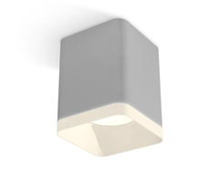 Комплект накладного светильника с акрилом XS7814010 SGR/FR серый песок/белый матовый MR16 GU5.3 (C7814, N7755)