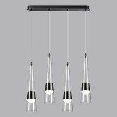 5044/42L L-VISION ODL24 301 глянц.темн.хром/прозрачный/металл/стекло Люстра LED 42W 3000K 4167Лм LUMP