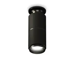 Комплект накладного светильника XS6302201 SBK/PBK черный песок/черный полированный MR16 GU5.3 (N6902, C6302, A2061, N6121)