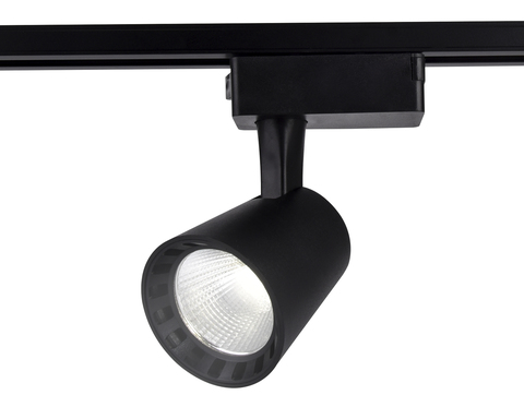 Трековый однофазный светодиодный светильник GL5977 BK черный LED 15W 4200K 24°