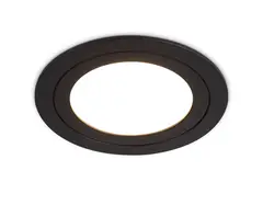 Светильник встраиваемый TN6604 BK черный IP44 GX53 max 15W D110*23