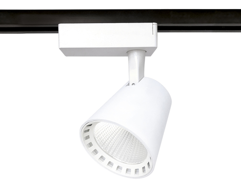 Трековый однофазный светодиодный светильник GL5975 WH белый LED 24W 4200K 24°