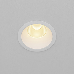 Встраиваемый светильник Dip 2700K 15Вт 50° 2,5 см, DL117-15W-2.7K-W. TM Maytoni