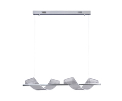 08042-2AS,02 Подвес Илина хром w90*20 h150 Led 28W (4000K)