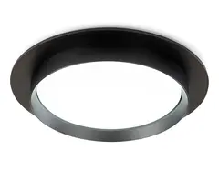 Светильник встраиваемый TU5015 BK черный IP20 GX70 D150*45