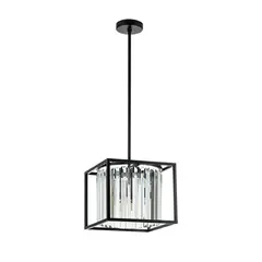 713037 Люстра REGOLO 3х40W G9 ЧЕРНЫЙ МАТОВЫЙ/ПРОЗРАЧНЫЙ Lightstar