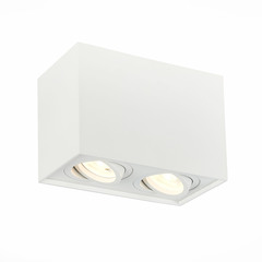 ST109.507.02 Светильник потолочный Мат. белый GU10 2*50W  L181xW100xH123 220V Без ламп