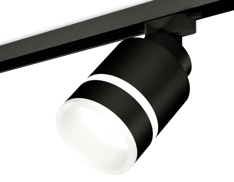 Комплект трекового светильника с акрилом XT8111004 SBK/FR черный песок/белый матовый GX53 (A2526, A2106, C8111, N8445)