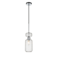 Подвесной светильник Escada 1141/1S E14*60W Chrome/Clear