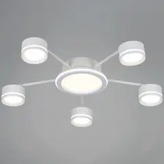 20590-0.3-5+1 White светильник потолочный Reluce, GX53+LEDх5