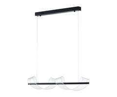 08042-2AS,19 Подвес Илина черный w90*20 h150 Led 28W (4000K)