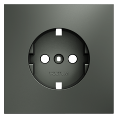 VLS000606 Накладка для розетки с заземлением, S70 (титан). (ТМ Maytoni)