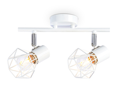 Накладной светильник TR8628/2 WH/CH белый/хром E27*2 max 40W 260*91*175