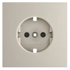 VLS000703 Накладка для розетки с заземлением и защитными шторками, S70 (кашемир). (ТМ Maytoni)
