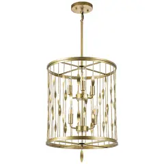 725163 Люстра FIRENZE 6х40W E14 ЗОЛОТО Lightstar