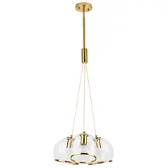 729031 Люстра SFERICO 3х40W E27 ЛАТУНЬ/ПРОЗРАЧНЫЙ Lightstar