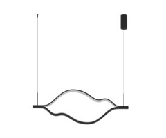 Подвес Линн черный w123*3 h200 Led 45W (4000K)