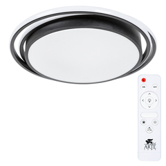 Потолочный светильник Arte Lamp SONNY A2688PL-1BK, 1хLED