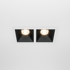 Встраиваемый светильник Alfa LED 3000K 2x10Вт 36° Dim Triac, DL043-02-10W3K-D-SQ-WB. TM Maytoni