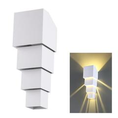 358005 STREET NT19 389 белый Ландшафтный светильник IP54 LED 3000К 2*5W 85-265V KAIMAS