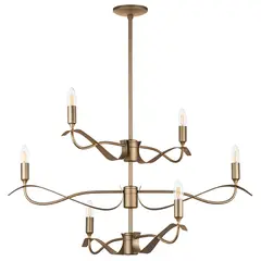 733263 Люстра RAGNO 6х40W E14 ЗОЛОТО Lightstar