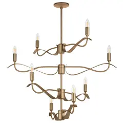 733283 Люстра RAGNO 8х40W E14 ЗОЛОТО Lightstar