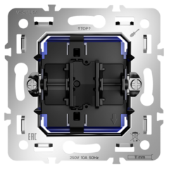 VLS0106M Механизм выключателя с самовозвратом одноклавишного 10А, S70. (ТМ Maytoni)
