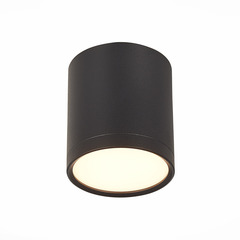 ST113.432.05 Светильник потолочный Черный LED 1*5W 3000K 390Lm Ra>80 120° IP20 D68xH75 170-240V
