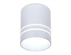 Накладной светодиодный точечный светильник TN241 SL/S серебро/песок LED 4200K 12W D80*100