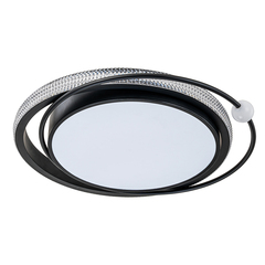 Потолочный светильник ARTE LAMP ALSAFI A2657PL-1BK, 1хLED