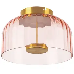 809062 Люстра CELESTA LED 1х12W 600LM ЗОЛОТО/РОЗОВЫЙ 3000K Lightstar