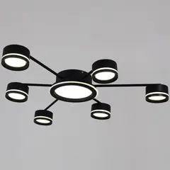 20590-0.3-3+3+1 Black светильник потолочный Reluce, GX53+LEDх6