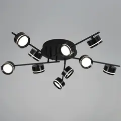 10590-0.3-10 Black светильник потолочный Reluce, GX53х10