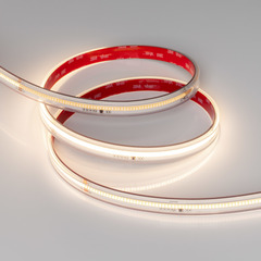 Светодиодная лента герметичная SPI-COB-PS-X378-14mm 24V Warm3000-PX63-BPT (7 W/m, IP67, 5m) (Arlight, бегущий огонь)