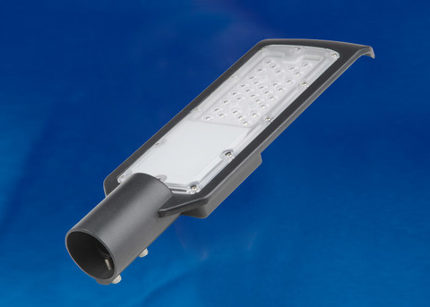 ULV-Q610 30W/6500К IP65 BLACK Светильник-прожектор светодиодный для уличного освещения. Консольный. Дневной свет (6500К). Угол 120 градусов. TM Volpe.