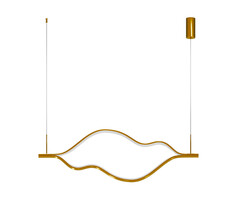 08258-140,36P Подвес Линн латунь w140*3 h200 Led 50W (3000K)