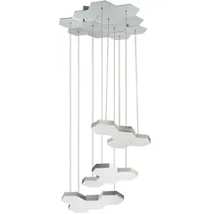 750224 Люстра подвесная FAVO LED-60W 2880LM Silver 4000K Lightstar