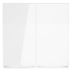 VLS000401 Клавиши для выключателя/переключателя двухклавишного с подсветкой, S70 (белый глянцевый). (ТМ Maytoni)