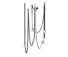 Комплект ременной трековой системы Сатори черный w80*60 h150 Led 5*6W (4000K)