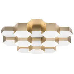 750161 Люстра потол FAVO LED-80W 3840LM Satin Gold 3000K Lightstar