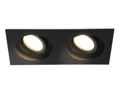Светильник встраиваемый TN102760/2 BK черный IP20 GU5.3/2 200*100*32