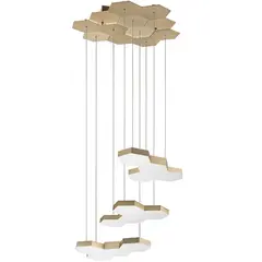 750221 Люстра подвесная FAVO LED-60W 2880LM Satin Gold 3000K Lightstar