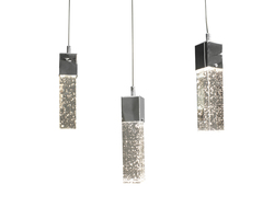 08510-3AS(4000K) Подвес Аква хром w30 h180 PowerLed 15W (4000К)