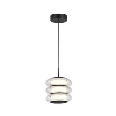 SL6239.403.03 Светильник подвесной ST-Luce черный/прозрачный LED 1*16W 3000K
