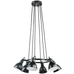761167 Люстра ACROBATA 6х40W E14 ЧЕРНЫЙ Lightstar