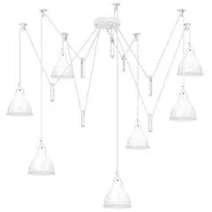 761076 Люстра ACROBATA 7х40W E14 БЕЛЫЙ Lightstar