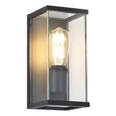 SL9019.701.01 Светильник уличный настенный ST-Luce темно-серый E27 1*15W