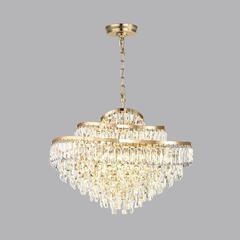 5073/14 HALL (В 2-Х КОРОБКАХ) ODL24 623 золото/прозрачный/металл/хрусталь Люстра E14 14*40W WAYTA